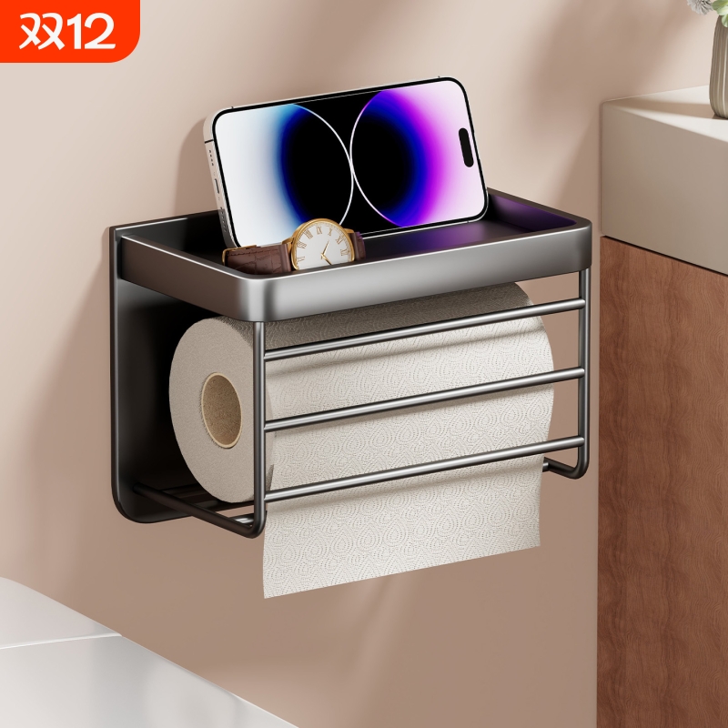卫生间纸巾盒厕所马桶边