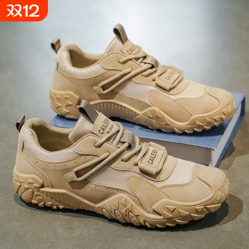 品牌断码劳保鞋男鞋秋季新款透气工地上班工作鞋防滑耐磨运动休闲