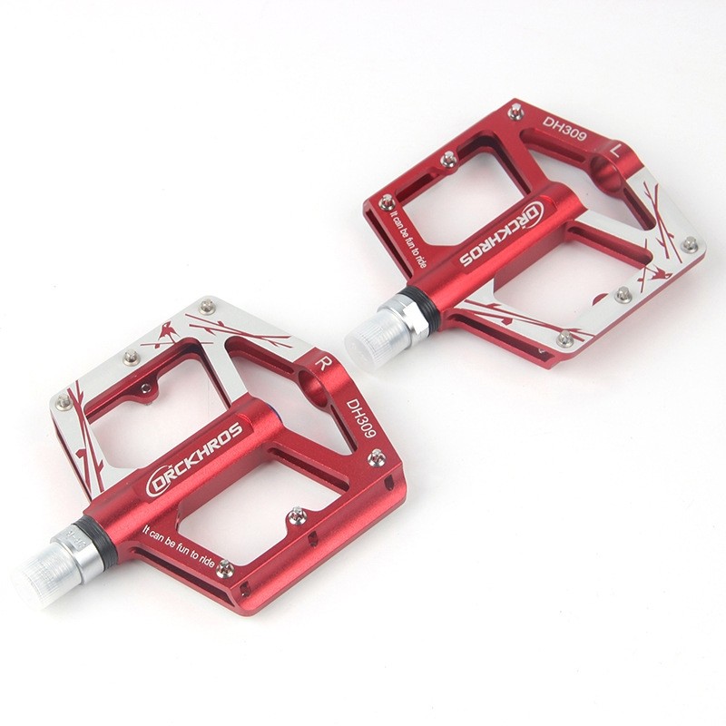 DRCKHROS自行车脚踏3培林轴承踏板 铝合金山地车配件单车培