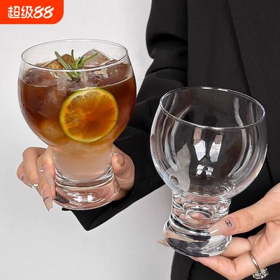 高级玻璃果汁套装家用大容量创意高档无铅玻璃杯果汁年轻人