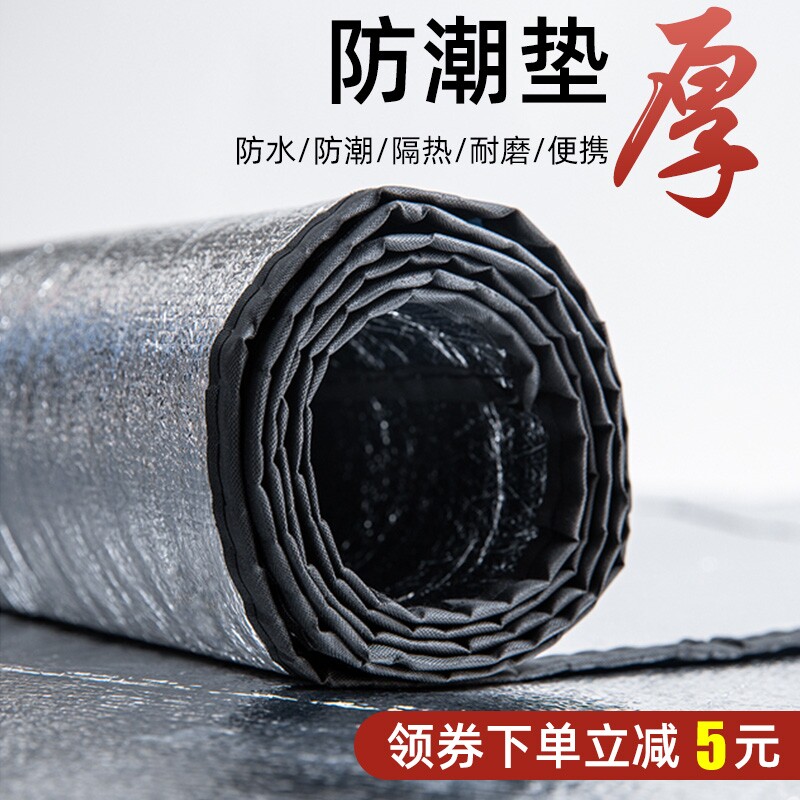 防潮垫户外沙滩露营家用帐篷防水睡垫便携式加厚春游铝膜野餐垫YQ