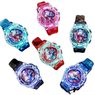 迪迦儿童手表男童小学生男孩5岁6礼物卡通防摔发光电子表夜光防水