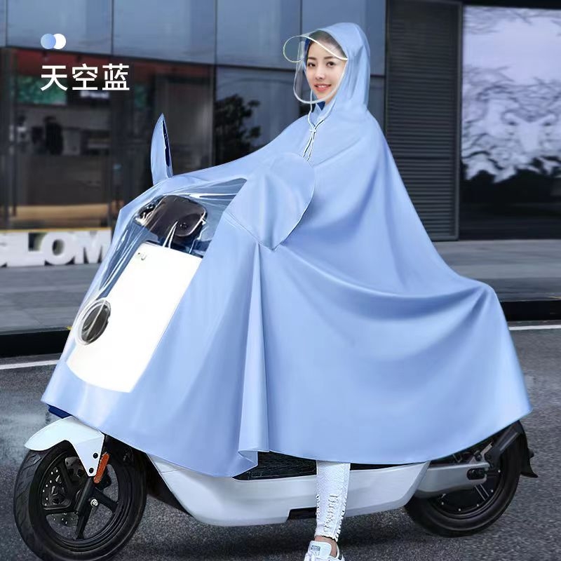 电动电瓶车雨衣男女款单人新款摩托自行车专用长款全身防暴雨雨披