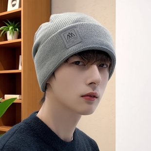 帽子男士冬季加绒加厚针织帽男款大头围男生保暖女秋冬款显脸小