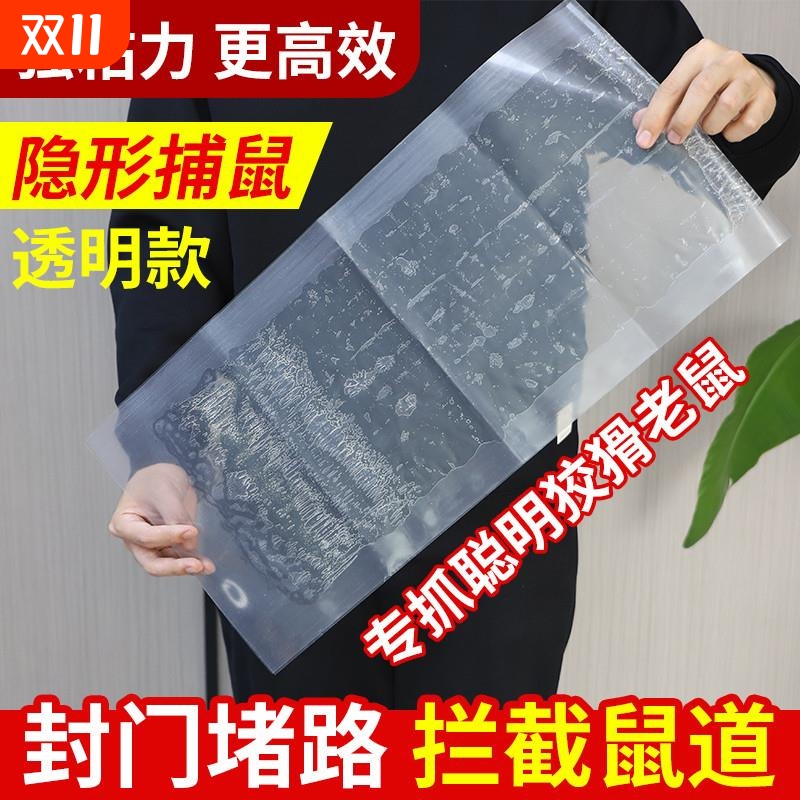 老鼠贴强力粘鼠板超大号强力胶粘大老鼠捕鼠神器家用大号抓黏沾鼠