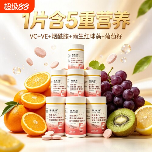 维C+维E+烟酰胺+雨生红球藻