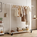 晾衣架落地家用可伸缩挂架子阳台简易凉衣服杆晾晒被子滑轮多功能