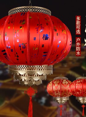 广告大红灯笼羊皮户外