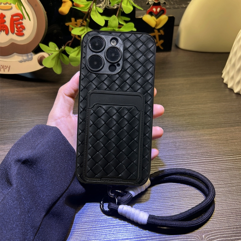 简约可插卡可手提手机壳
