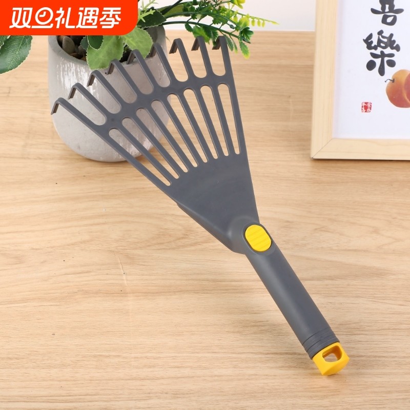 翻土地园艺多功能家用扫把子农用塑料耙子杂草庭院花园扁耙清洁耙