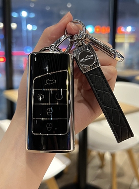 广汽传祺M8钥匙套GS8壳M6包MAX车扣GS4保护PLUS简约GA6/GA8男女士