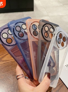 磨砂防滑边适用红米k90小米17/15/14/13手机壳K80至尊版11/10S全包镜头膜civi3/NOTE9/12Turbo冷淡K60/K70pro