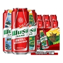 6罐听装 红乌苏 啤酒新疆大红乌苏非原箱啤酒 乌苏啤酒500ml