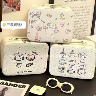 化妆包带镜子可爱化妆箱专业跟妆师行李箱旅行箱登机箱可挂