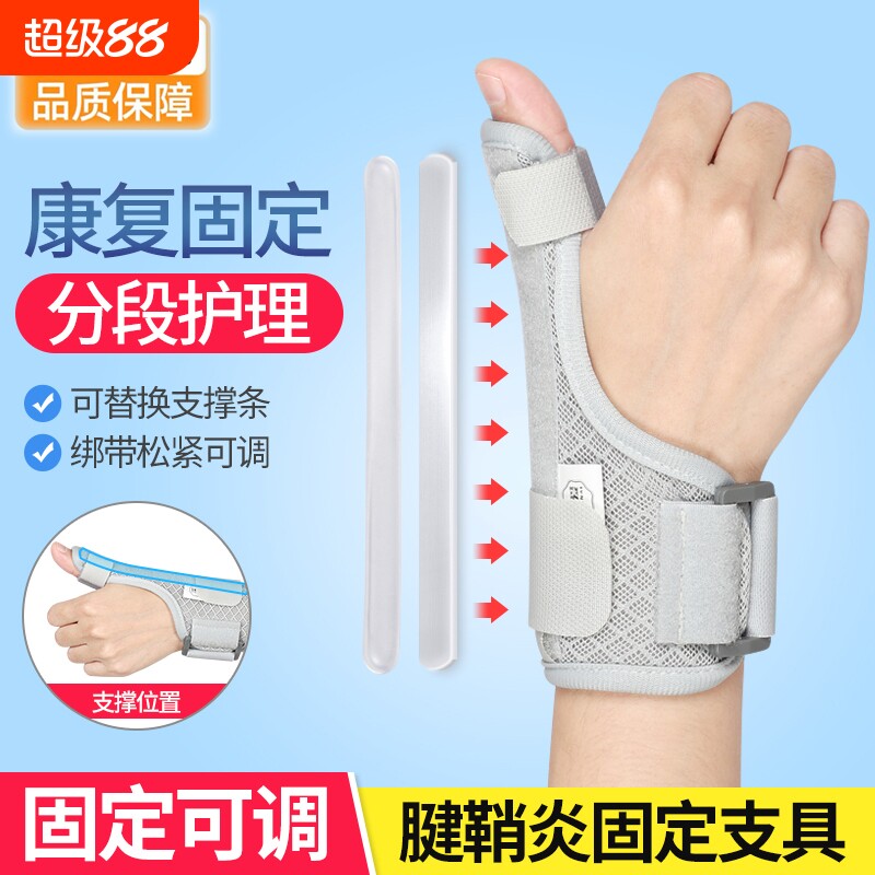 医用腱鞘炎保护套大拇指固定器腱鞘护腕支具护具拇指夹板骨折妈妈