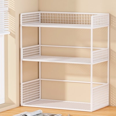 免安装铁艺书本收纳架强力承重