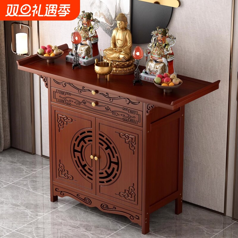 佛柜立柜菩萨关公香火供奉摆台供桌神龛香案家用神台柜台面加宽