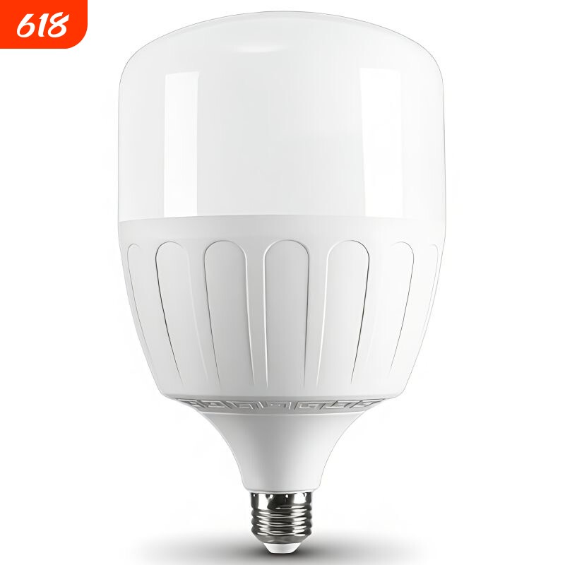 广东中山足瓦led灯泡节能E27螺口球泡车间工地厂房普亮白光6500K