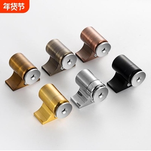 门吸免打孔新款门后防撞强地吸磁铁固定房门玻璃门厕所卫生间挡器