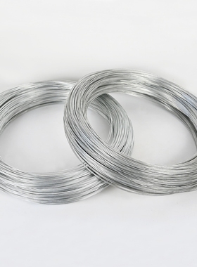 防锈镀锌铁丝铁线丝手工diy扎丝挂窗帘晾衣绳8/14细软铁丝线18号