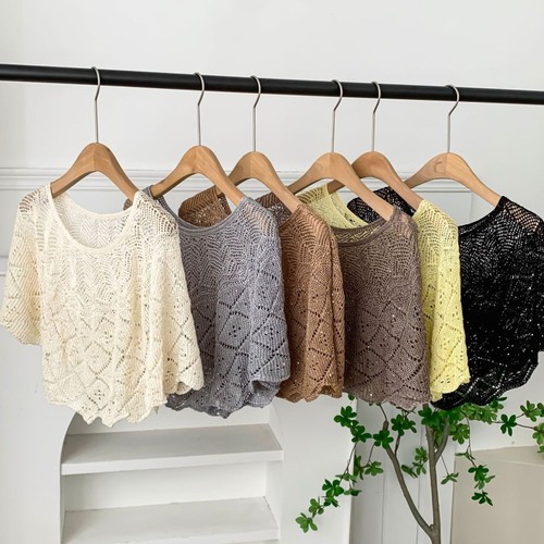 套头旗袍贵妇镂空罩衫