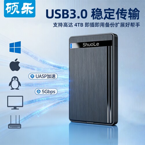 移动硬盘盒免安装外转接usb