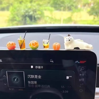 新款汽车中控台装饰品摆件车内饰品车载仪表盘装饰可爱猫咪玩偶女