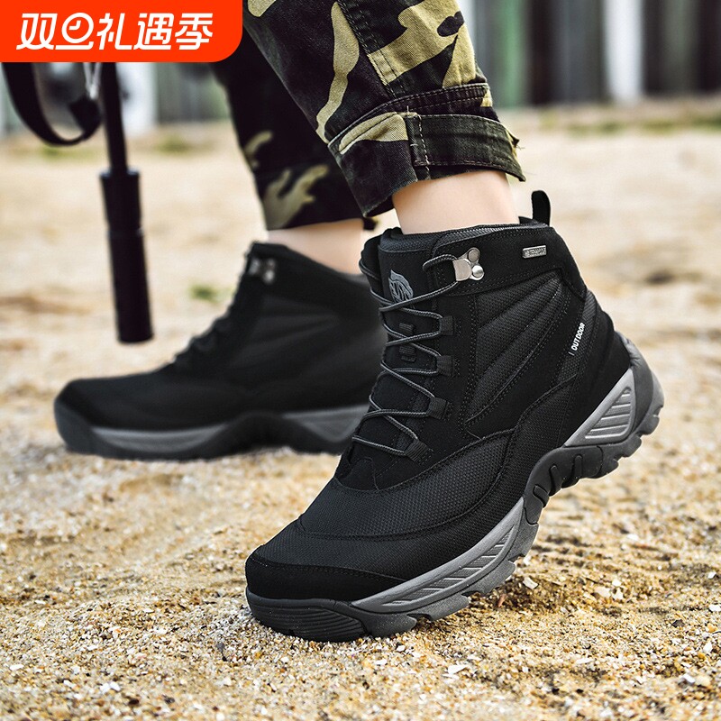 户外男大码作战靴外贸工装靴男靴男战术靴高帮沙漠靴登山鞋