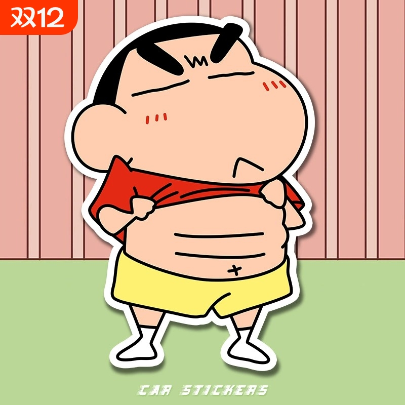 卡通动漫电动车划痕遮挡贴