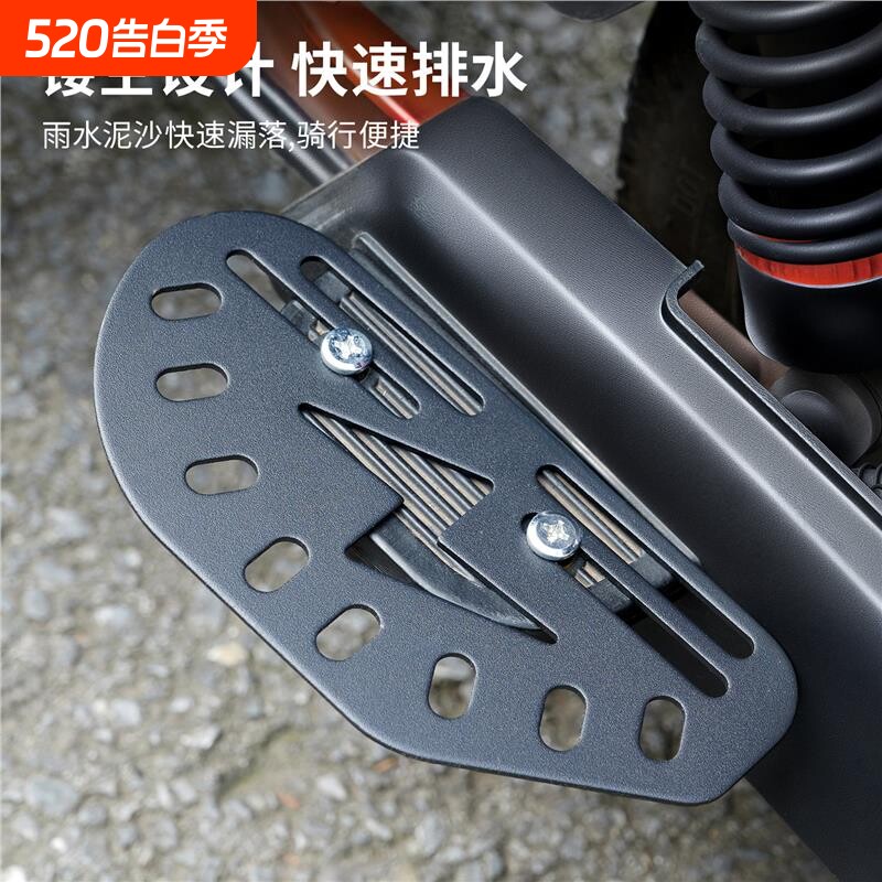加宽电动车脚踏通用电车脚踏板前置加装如意脚蹬加厚型前踏板安装