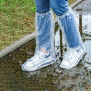 套防滑雨天耐磨高筒 套防雨透明防水套短鞋 防水鞋 一次性pe加厚款