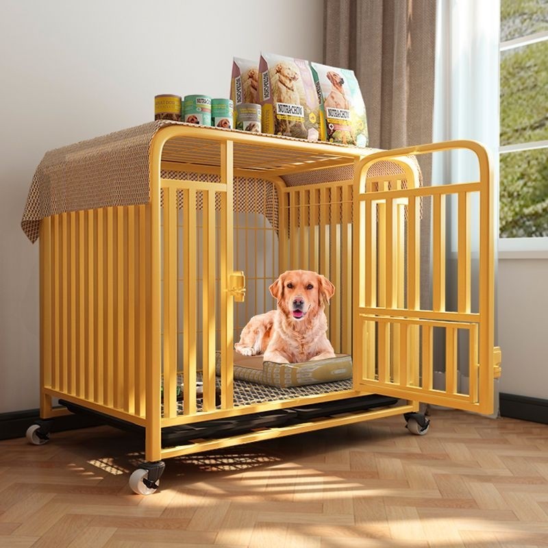 狗笼子大型犬中型犬狗笼带厕所家用室内外金毛拉布拉多宠物狗狗笼