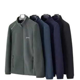 抓绒衣男款户外摇粒绒外套秋冬大码加厚冲锋衣内胆女保暖休闲开衫