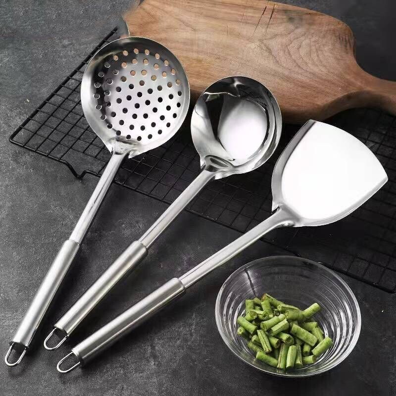 不锈钢锅铲勺子套装厨具全套家用勺炒菜铲子厨房铲勺漏勺汤勺