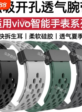 适用vivo磁吸硅胶透气表带