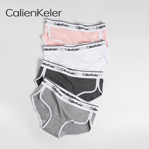 内裤CALIENKELER纯棉女士透气夏季女生三角裤棉质一片式中腰运动