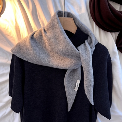 羊毛针织三角巾女|超1000次加购