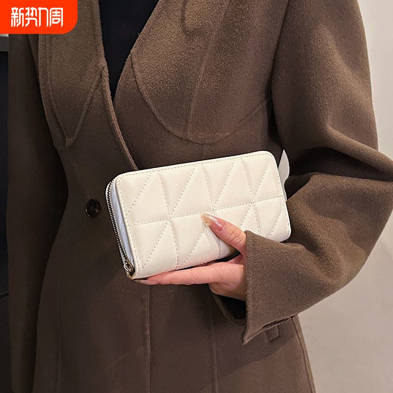 钱包女长款时尚洋气大容量皮夹手抓包女手拿包拉链手机包零钱包