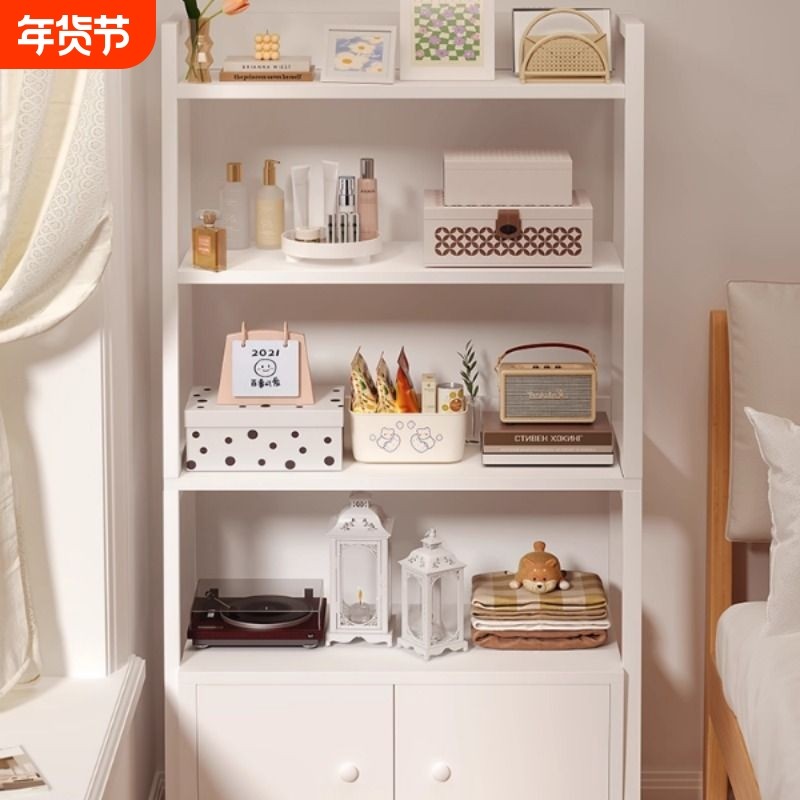 床头置物架落地书架床边收纳柜子储物柜家用卧室多层简易书柜靠墙,住宅家具,书架,淘宝优惠券,粉丝福利购,淘宝优惠卷