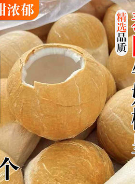 泰国牛奶椰皇椰子肉新鲜奶椰2/4/6/8水果整箱当季采摘椰青香水