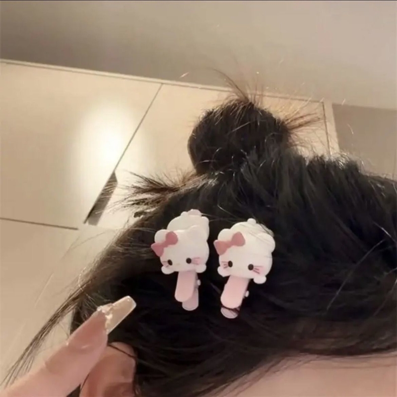 Hellokitty趴趴侧边夹定型kt猫刘海夹侧边夹鸭嘴夹可爱无痕发夹
