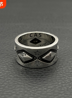 ODEK复古纳瓦霍菱形五角星戒指cody sanderson风格星星指环男士