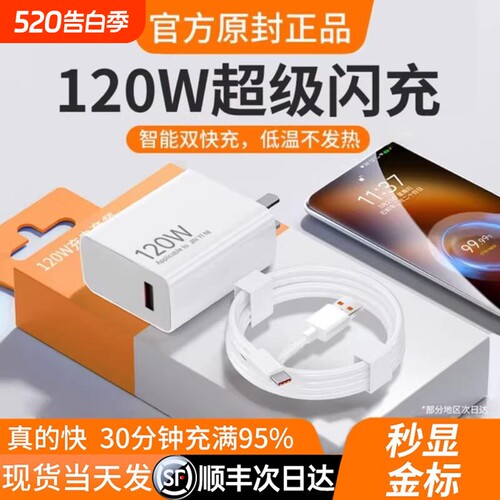 金标120W超级闪充充电器