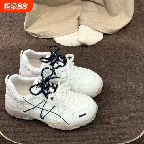 意尔康厚底内增高7cm德训鞋女