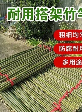防腐竹竿装修饰吊顶栅栏篱笆围栏
