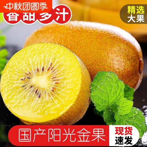 正宗黄心猕猴桃新鲜水果当季整箱奇异果大果弥猴桃应季水果