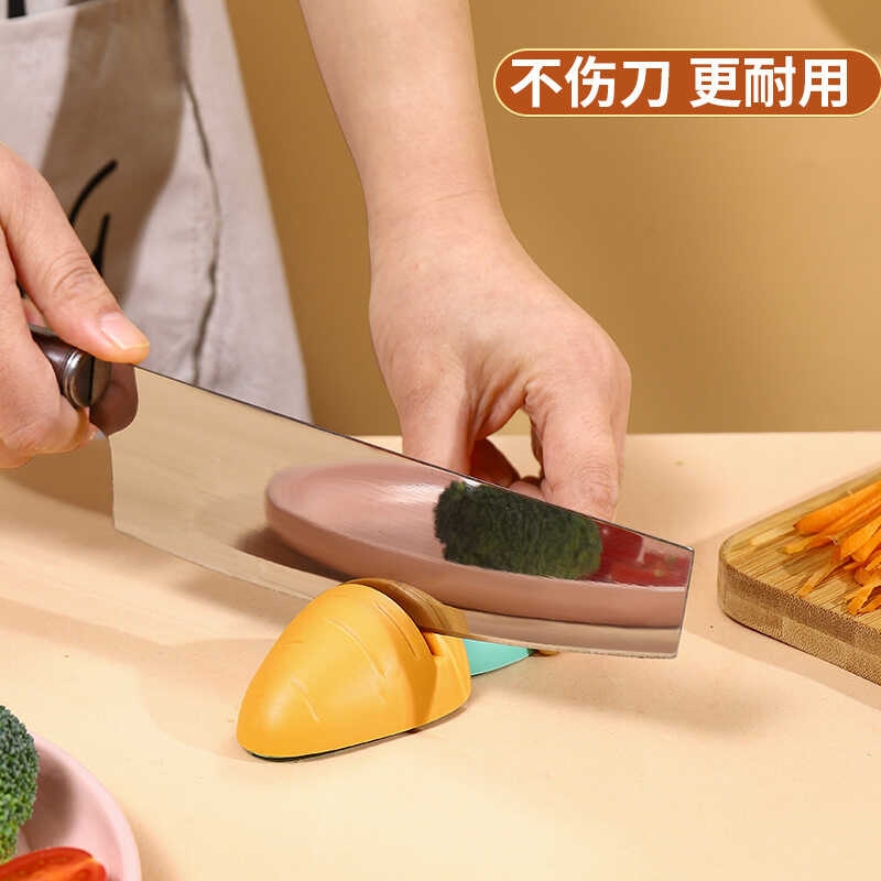 油石厨房开刃专用菜刀超细