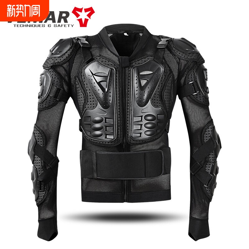 摩托车护甲衣骑行防摔护肘护具越野机车护胸盔甲骑士护腰装备全套