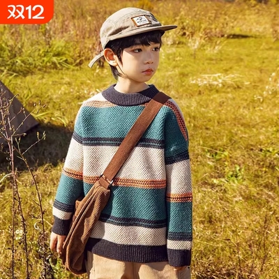 【厂牌推荐】中大童拼接洋气毛衣