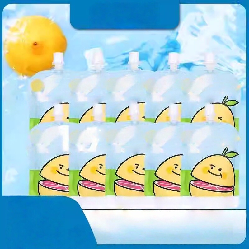 金银花柚子汁100mL饮料0蔗糖夏季便携袋装即饮解暑凉茶饮品金豆